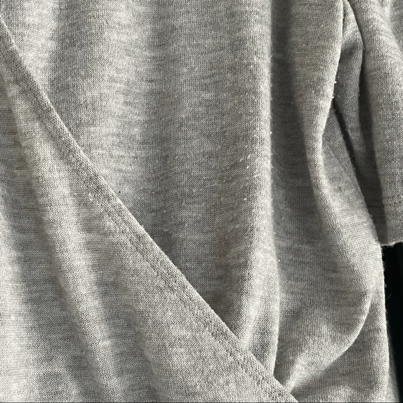 Something Navy Gray Lightweight Soft Faux Wrap M - Picture 5 of 5